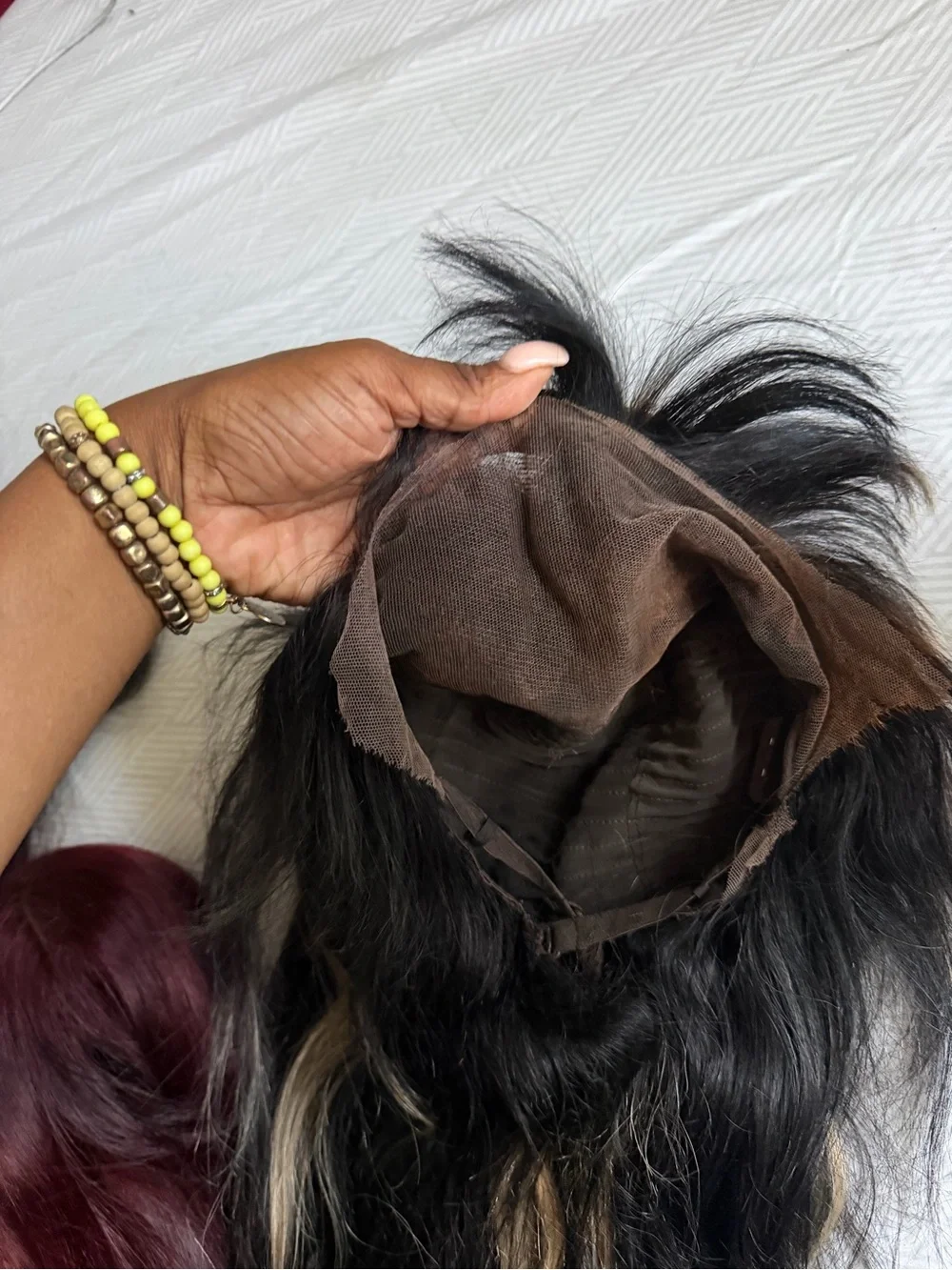 Black Layered Wig with Bangs - Fashionable Women’s Hairpiece